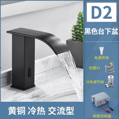 
                  
                    Smart Sensor Waterfall Basin Faucet Automatic Sensor Faucet Hot Cold Water Mixer Deck Mount Bathroom Faucet Battery Power
                  
                