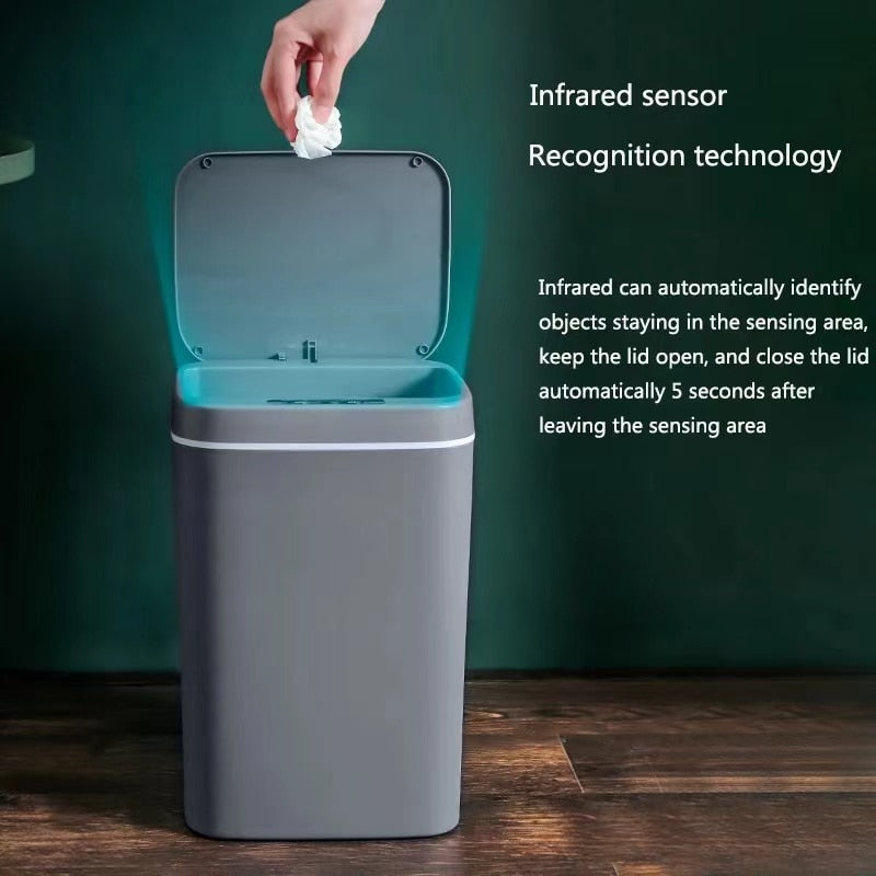 
                  
                    Intelligent Trash Can Automatic Smart Sensor Electric Waste Bin
                  
                