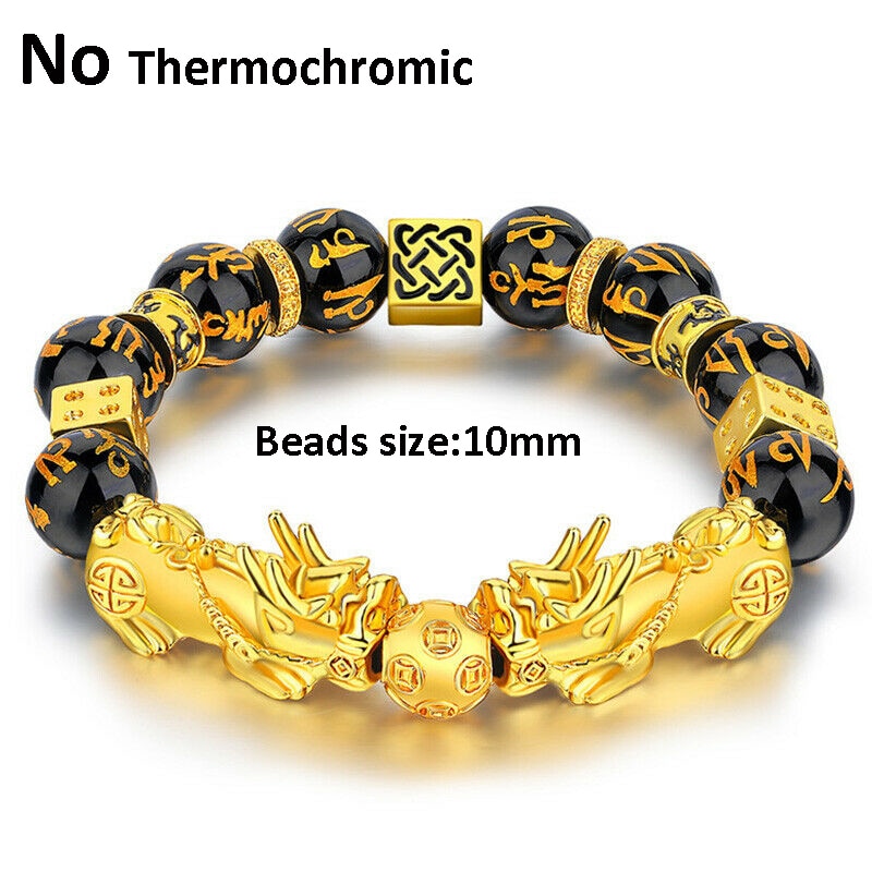 
                  
                    Thermochromic Pixiu Chinese Ancient Beads Mantra Bracelet
                  
                