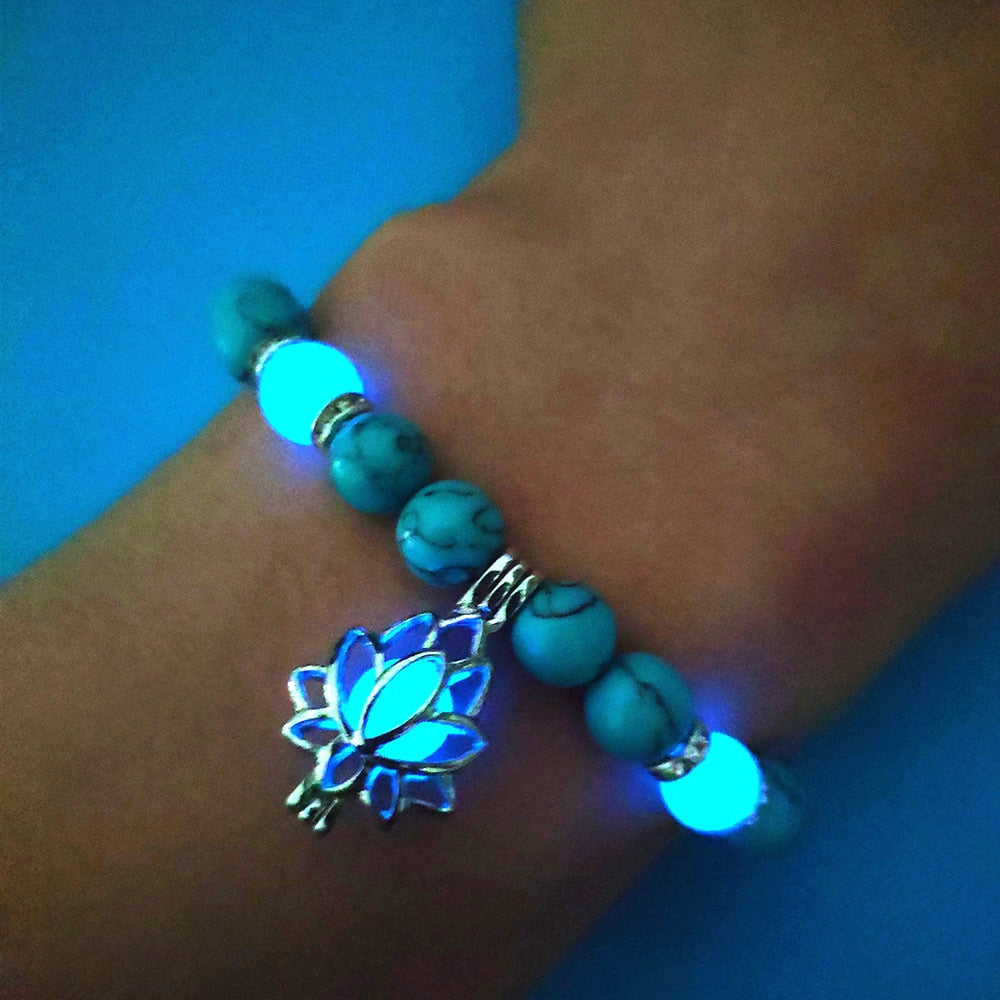 
                  
                    Natural Stone Bracelet Yoga Healing Luminous Glow in the Dark Bracelet
                  
                