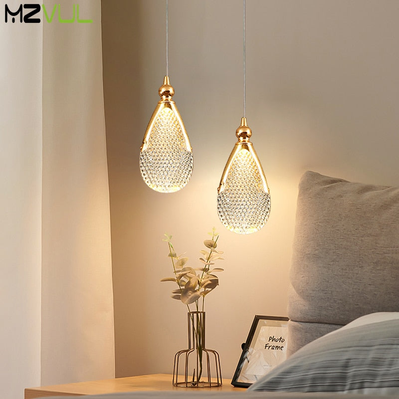 Nordic Crystal LED Chandelier Pendant Light Indoor Lighting