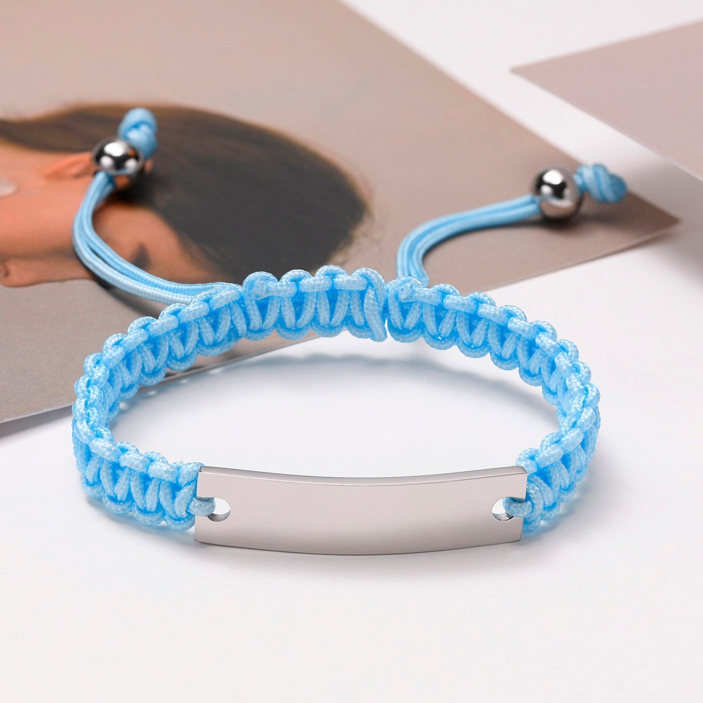 
                  
                    Vnox 10mm Braided Bracelet Adjustable Multicolor Rope Bracelet
                  
                