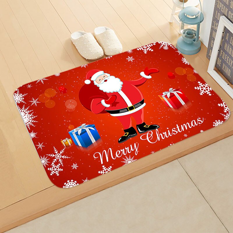 
                  
                    Holiday Christmas Doormat Anti-Slip Flannel Floormat Rug
                  
                