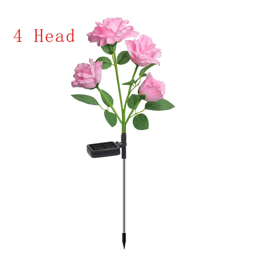 
                  
                    LED Solar 3-4 Head Simulation Rose Flower Light
                  
                