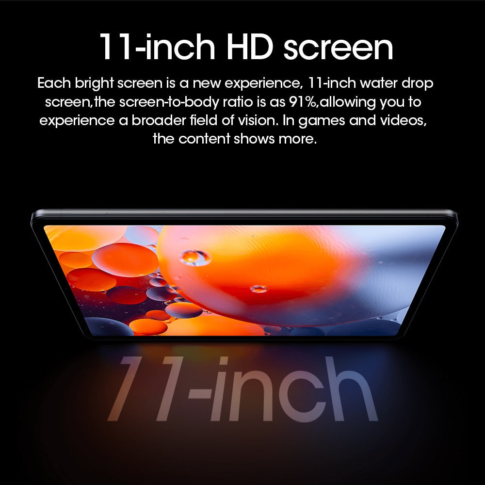 
                  
                    HD 4K Screen Tablet Snapdragon 845 Android 11.0 5G Dual SIM Card
                  
                