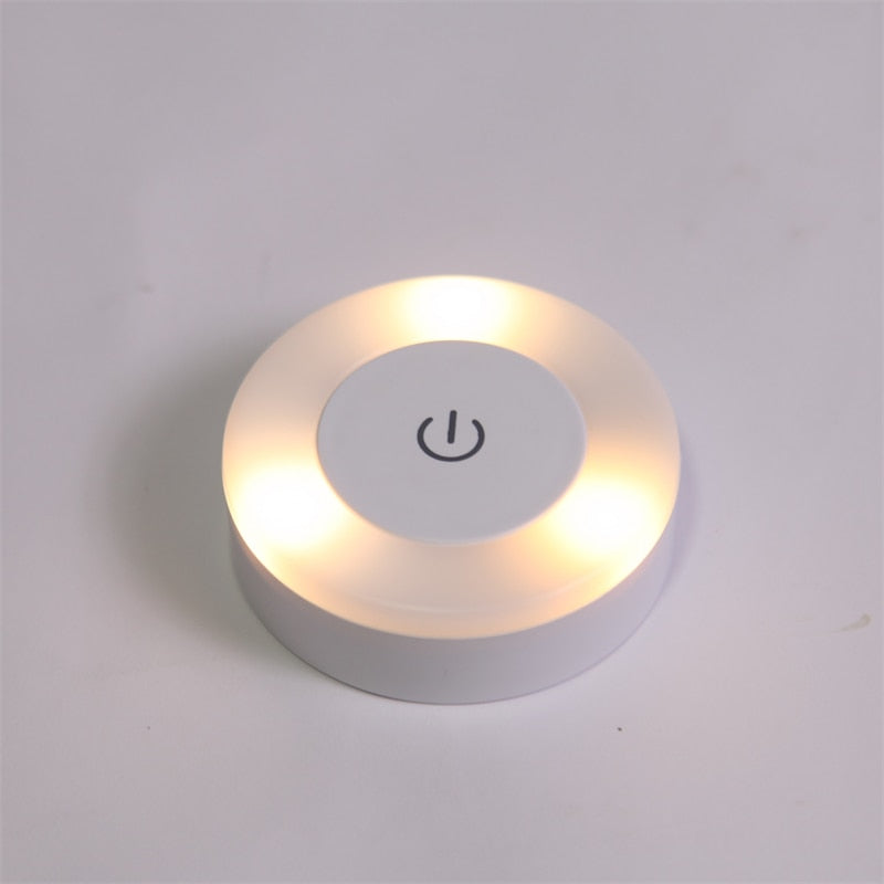 
                  
                    LED Touch Sensor Night Light 3-Mode Magnetic Base Wall Light USB Rechargeable Round Portable Dimming Light
                  
                