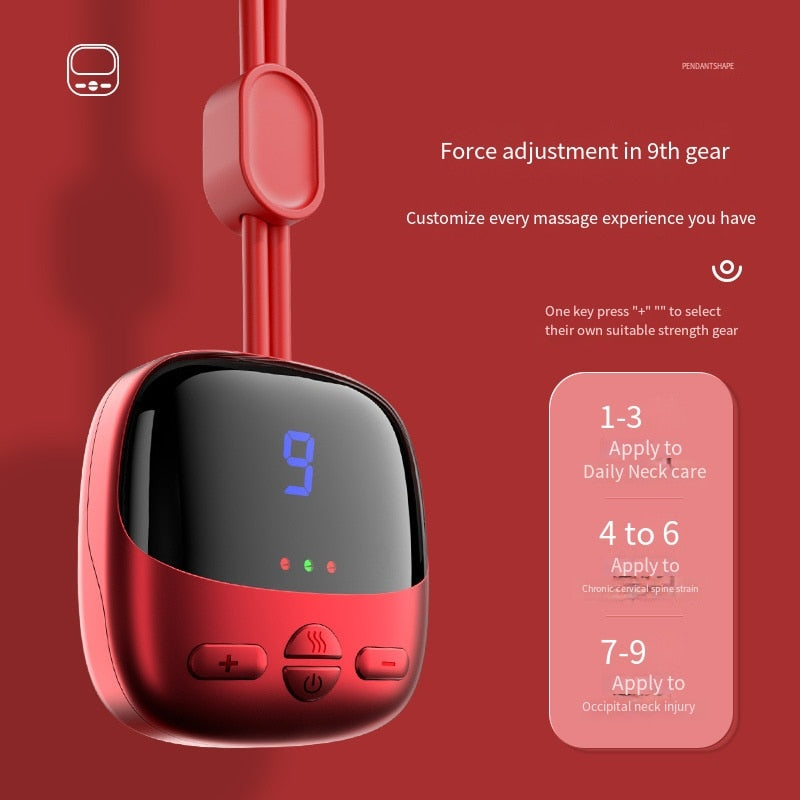 LCD Neck Massager Intelligent Constant Temperature Pulse Massager