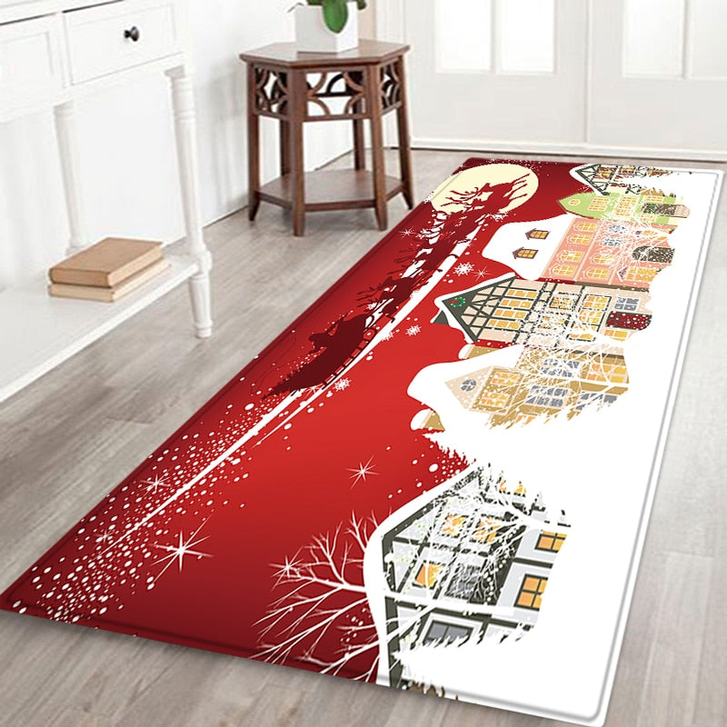 
                  
                    Holiday Christmas Rugs Living Room Kitchen Anti-Slip Entrance Doormats Home Decor
                  
                