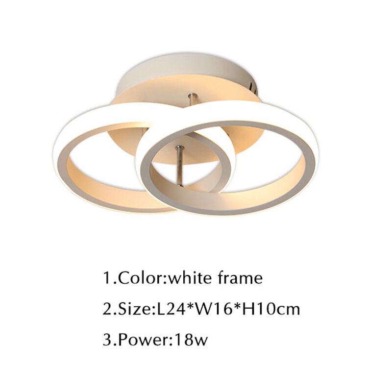 
                  
                    Modern LED Rings Ceiling Light Fixture
                  
                