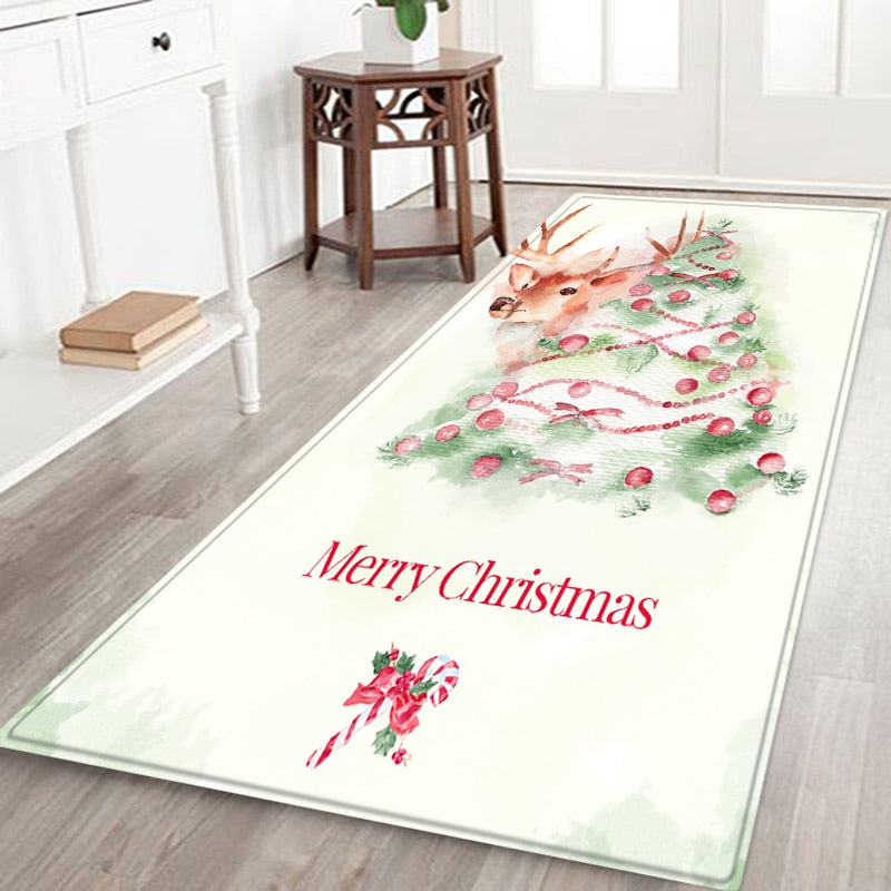 
                  
                    Holiday Christmas Rugs Living Room Kitchen Anti-Slip Entrance Doormats Home Decor
                  
                