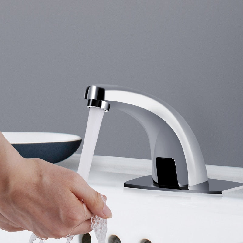 
                  
                    Hot & Cold Automatic Faucet Touch Free Infrared Sensor Faucets Touchless Water Saving Inductive Faucet
                  
                
