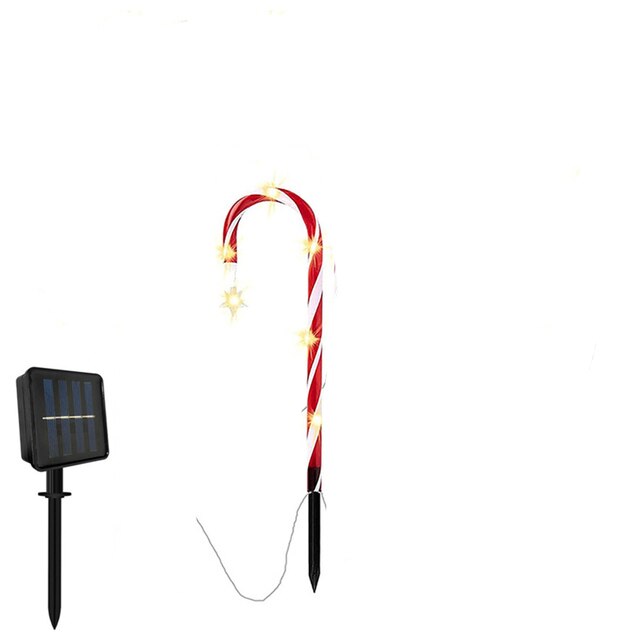 
                  
                    Solar LED Christmas Candy Cane Light Outdoor Waterproof Home Garden Lawn Decor
                  
                