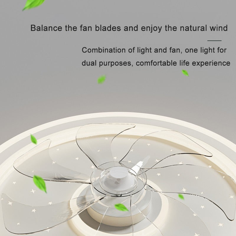 
                  
                    GGBingo LED Ceiling Fan Integrated Fan Light with Remote Control
                  
                