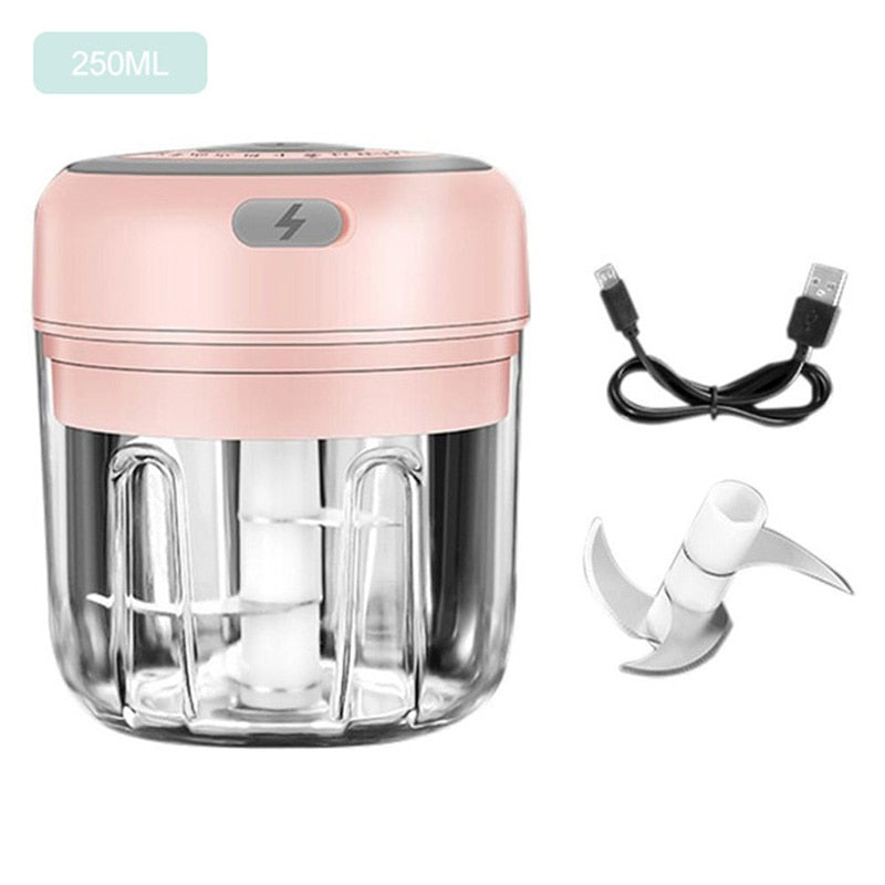 
                  
                    Portable Electric Garlic Cutter Mini Food Chopper USB Charging Kitchen Accessories
                  
                