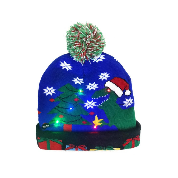 
                  
                    Holidays Christmas LED Knitted Light-Up Beanie Elastic Hats
                  
                