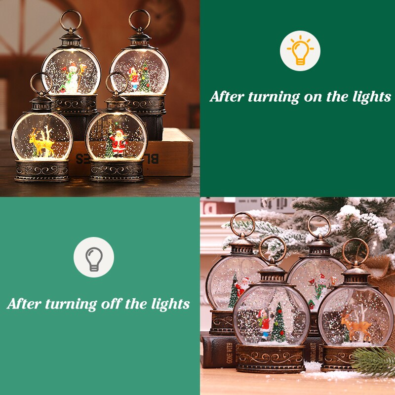 
                  
                    Christmas Decoration Lantern Bronze with Inner Night Light
                  
                