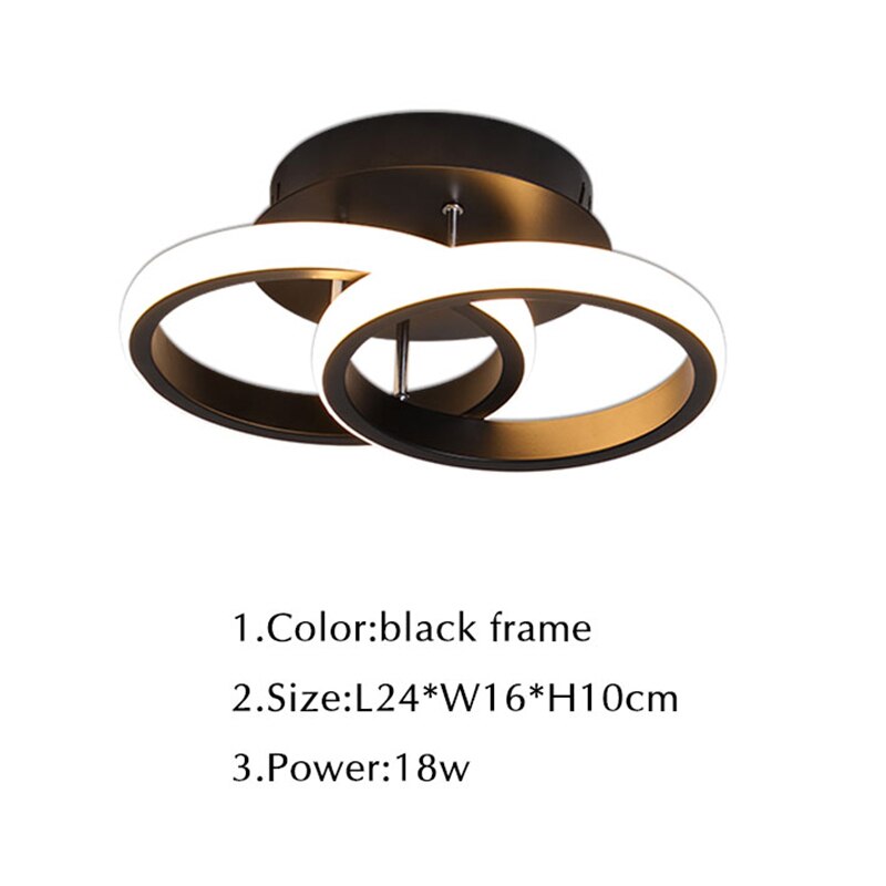 
                  
                    Modern LED Rings Ceiling Light Fixture
                  
                