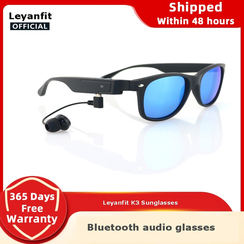 UV400 Sunglasses Bluetooth Earphones for Phone Calls and Music