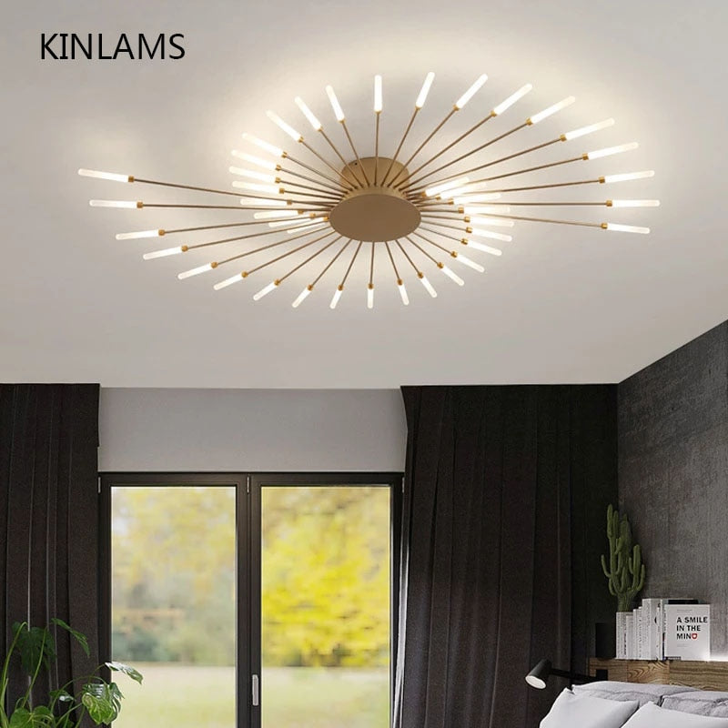 LED Ceiling Light Modern Fireworks Living