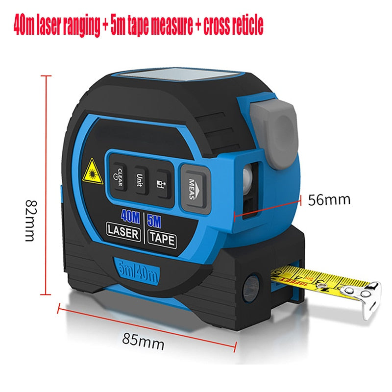 
                  
                    3-in-1 Laser Tape Measure Rangefinder Infrared High-Precision Intelligent Electronic Ruler Cross Line Measuring Tool
                  
                