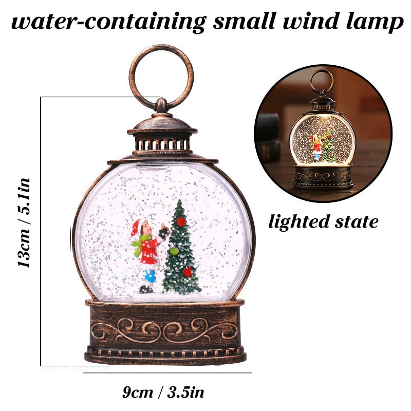 
                  
                    Christmas Decoration Lantern Bronze with Inner Night Light
                  
                