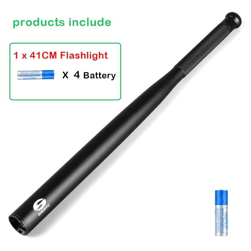 
                  
                    Baseball Bat LED Flashlight Waterproof Super Bright Baton for Emergency Self-Defense and Outdoor Lighting
                  
                