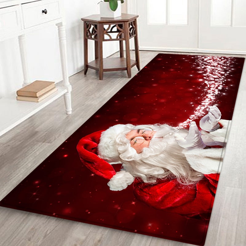 
                  
                    Holiday Christmas Rugs Living Room Kitchen Anti-Slip Entrance Doormats Home Decor
                  
                