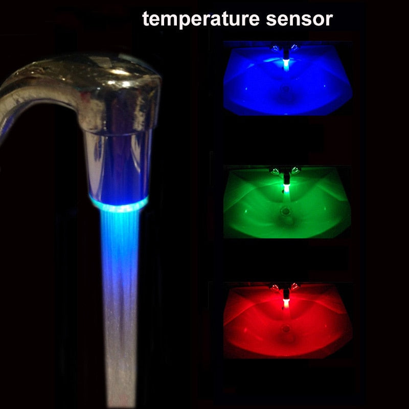 
                  
                    Zhang Ji LED Temperature Sensor 3-Color Light Kitchen Bathroom Faucet Aerator Tap Nozzle Shower
                  
                