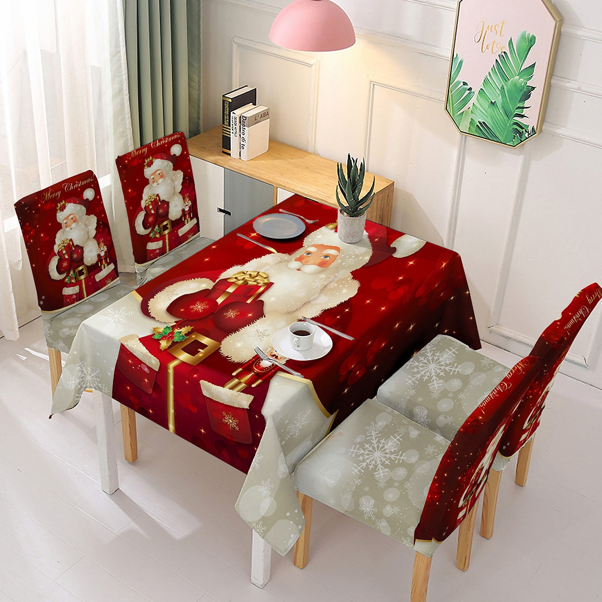 
                  
                    Holidays Christmas Tablecloth Decoration Oil-Proof and Waterproof Rectangular Tablecloth
                  
                