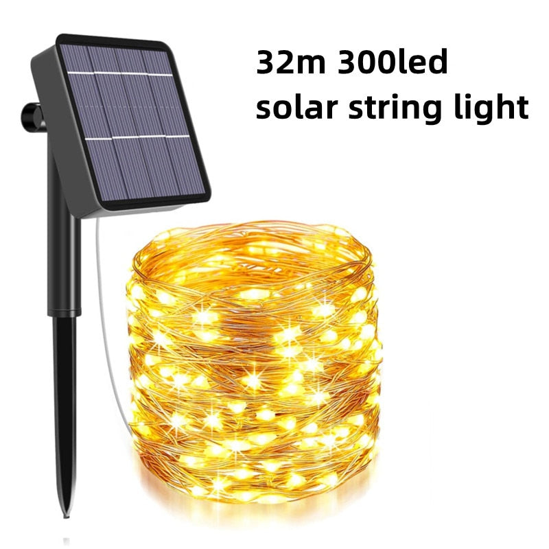 
                  
                    OSIDEN LED Outdoor Solar String Lights 7m/12m/22m Holiday Christmas Lights Garland
                  
                