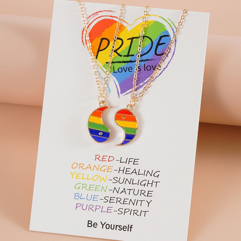 
                  
                    Rainbow Pendant Pride LBGT Necklaces
                  
                