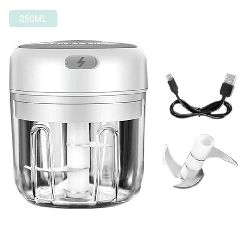 
                  
                    Portable Electric Garlic Cutter Mini Food Chopper USB Charging Kitchen Accessories
                  
                