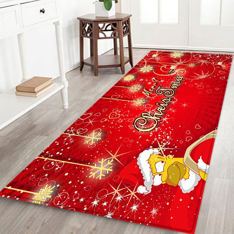 
                  
                    Holiday Christmas Rugs Living Room Kitchen Anti-Slip Entrance Doormats Home Decor
                  
                