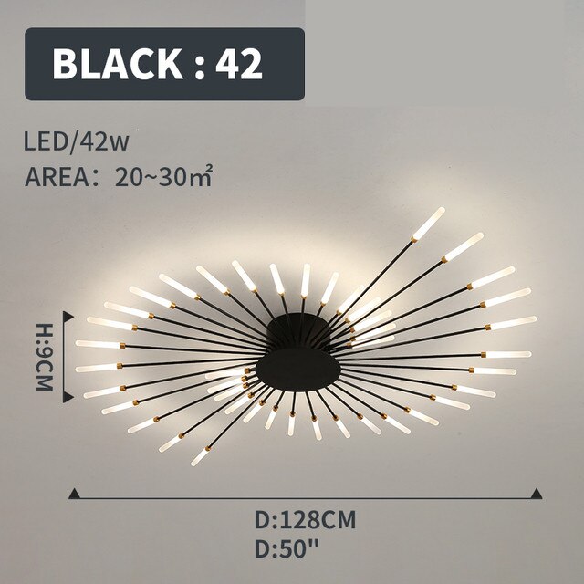 
                  
                    LED Ceiling Light Modern Fireworks Living
                  
                