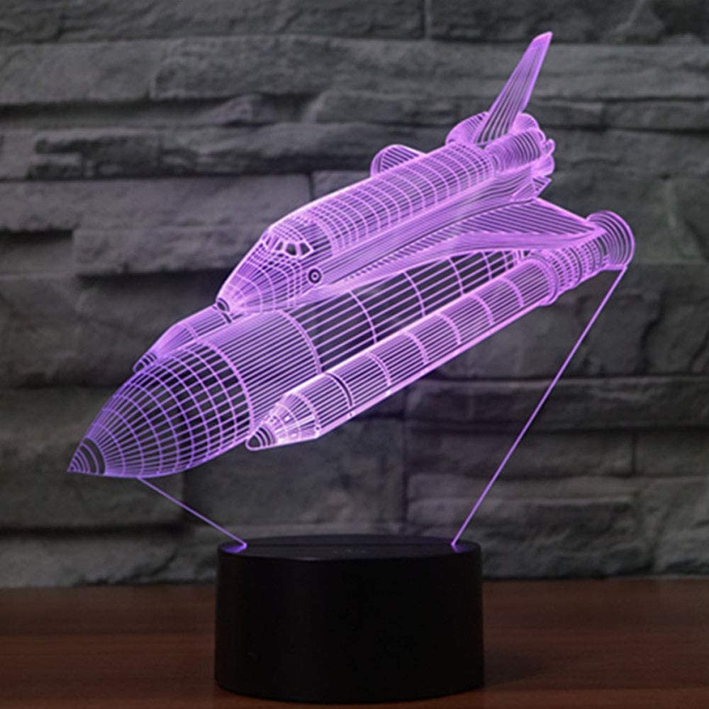 
                  
                    Aircraft 3D LED Lamp Abstractive Optical Illusion Night Light
                  
                