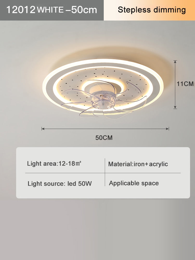 
                  
                    GGBingo LED Ceiling Fan Integrated Fan Light with Remote Control
                  
                