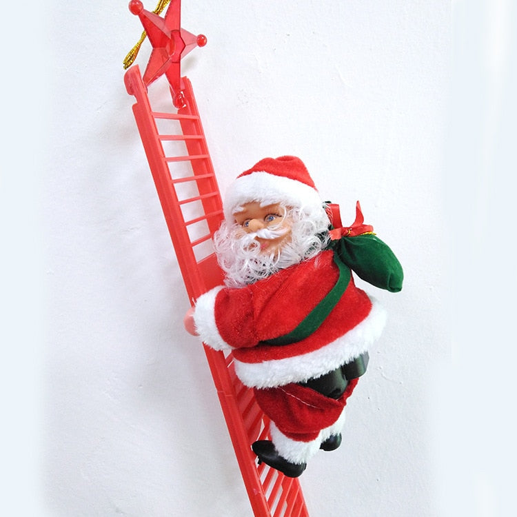 
                  
                    Electric Santa Claus Climbing Ladder Christmas Tree Hanging Decor with Music
                  
                