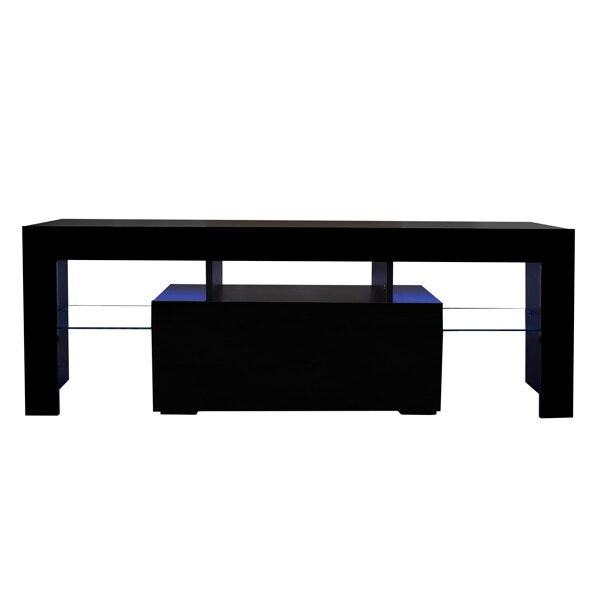 
                  
                    Modern LED TV Stand High Glossy Entertainment Center with Lights TV Console
                  
                