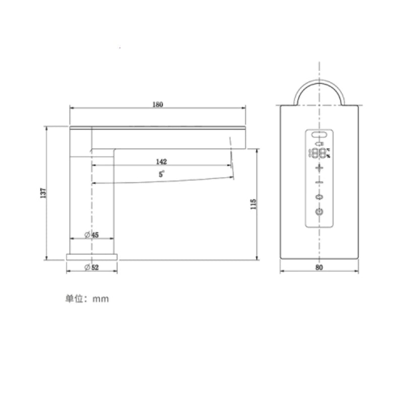 
                  
                    Digital Faucet Tap Sink Sensor Touch Tap Water Basin Faucet
                  
                