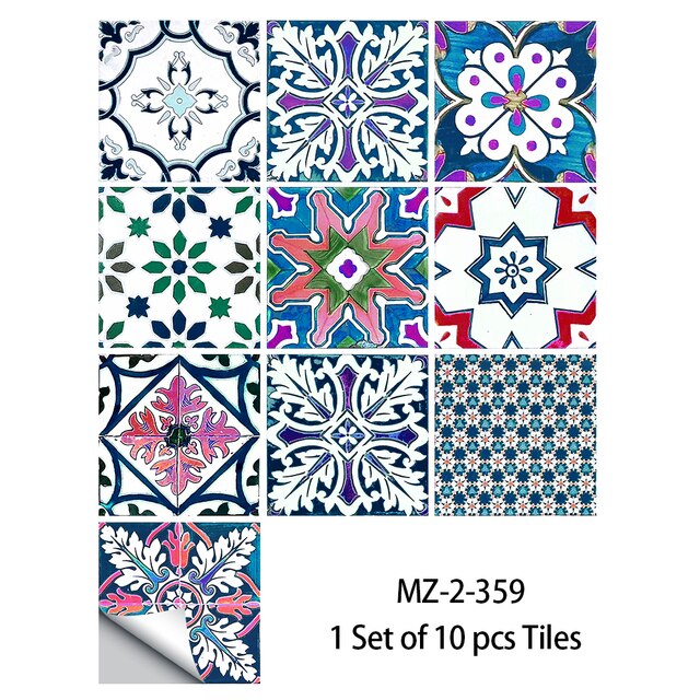 
                  
                    10pcs Tiles Sticker Kitchen Backsplash Waterproof Bathroom Home Decor Self-adhesive Tiles
                  
                