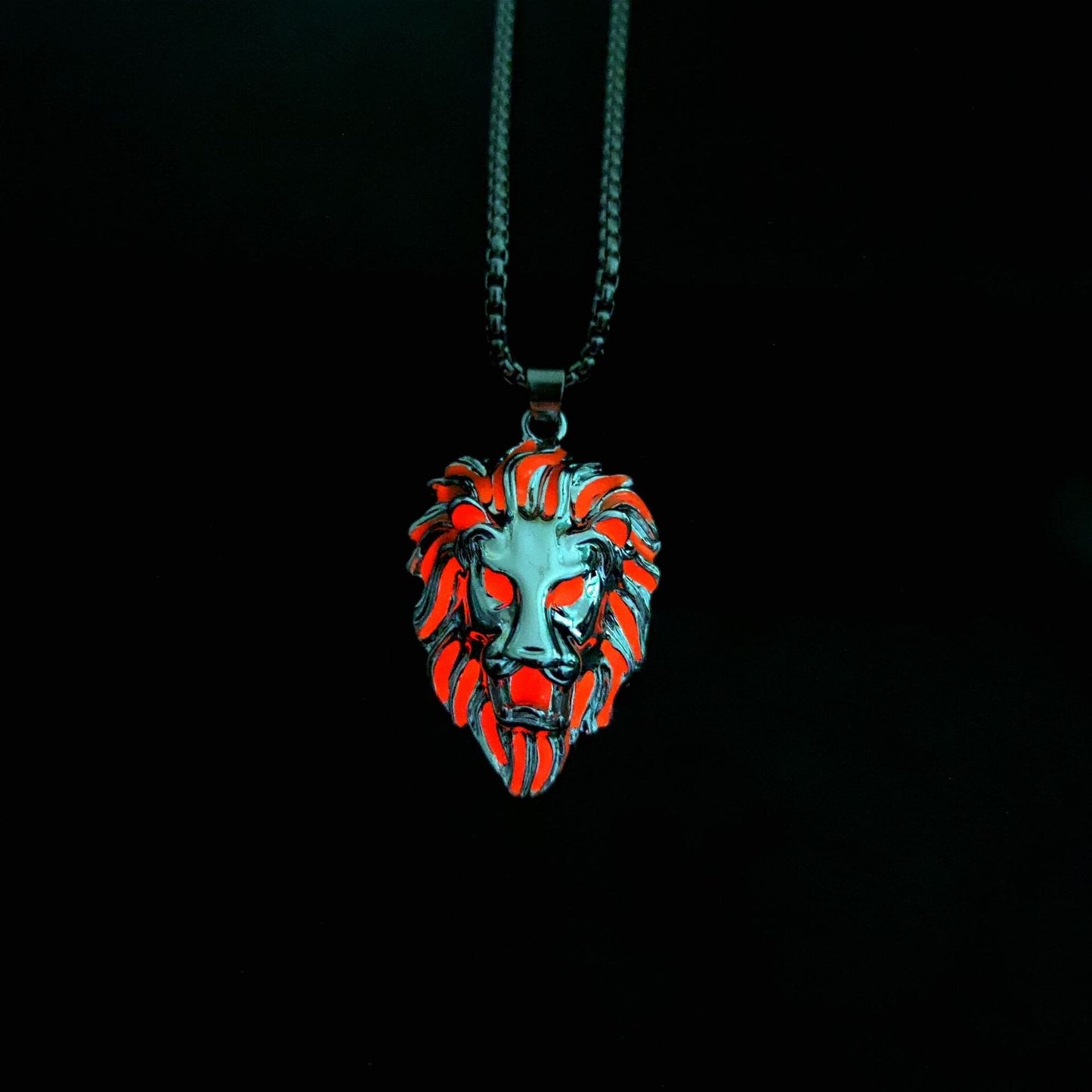 
                  
                    Lion Pendant Glow In The Dark Necklace
                  
                