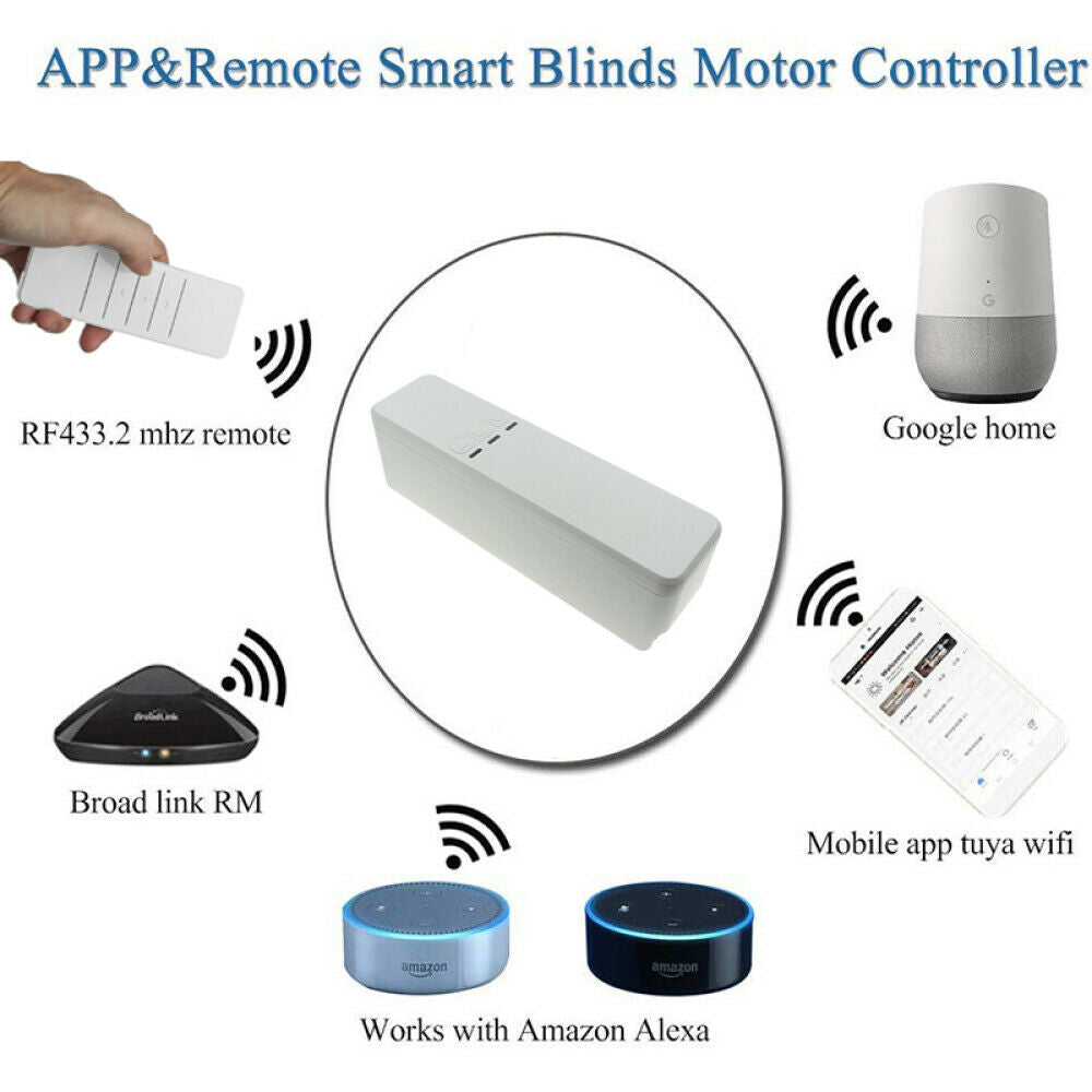 
                  
                    WiFi Motorized Chain Roller Blinds w/Remote Tuya Smart App Control Alexa/Google
                  
                