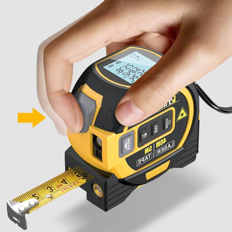 
                  
                    3-in-1 Laser Tape Measure Rangefinder Infrared High-Precision Intelligent Electronic Ruler Cross Line Measuring Tool
                  
                