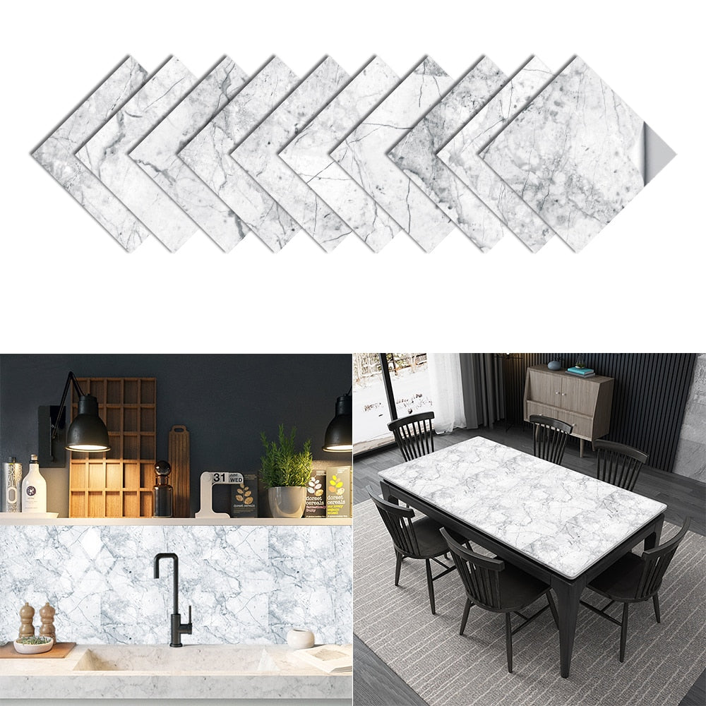 
                  
                    10pcs Tiles Sticker Kitchen Backsplash Waterproof Bathroom Home Decor Self-adhesive Tiles
                  
                