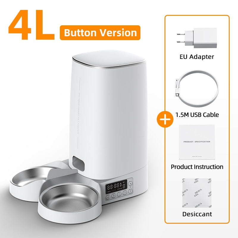 
                  
                    Automatic Pet Dry Food Feeder Food Dispenser Remote Control Smart WiFi Auto Feeder for Cats and Dogs
                  
                