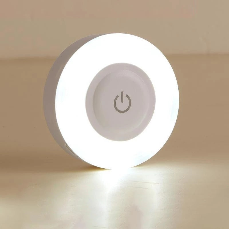 
                  
                    LED Touch Sensor Night Light 3-Mode Magnetic Base Wall Light USB Rechargeable Round Portable Dimming Light
                  
                