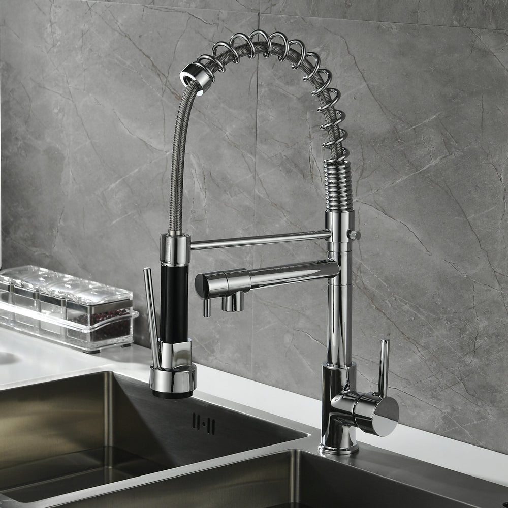 Pull-Down Sprayer Kitchen Faucets