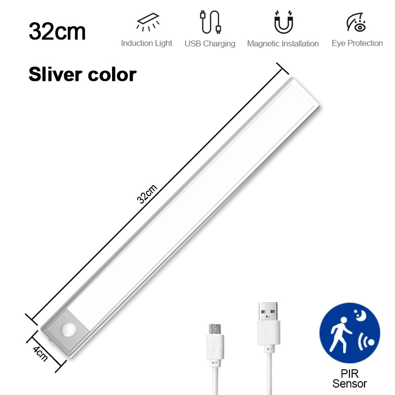 
                  
                    Ultra-Thin LED Cabinet Light USB Rechargeable Motion Sensor Light
                  
                