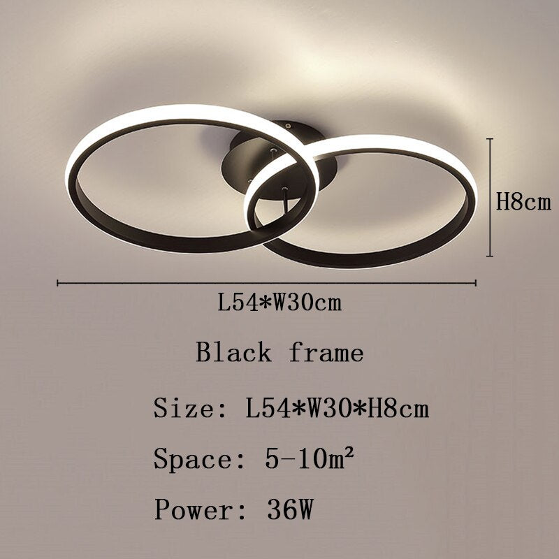 
                  
                    Modern LED Rings Ceiling Light Fixture
                  
                