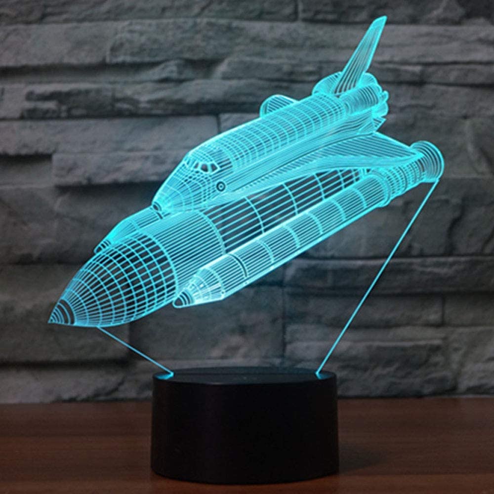 
                  
                    Aircraft 3D LED Lamp Abstractive Optical Illusion Night Light
                  
                